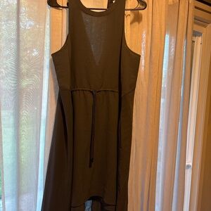 Lululemon Mesh overlay High-Neck Dress Grey